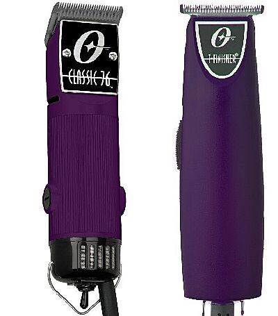 Professional Clipper Purple Color T-Finisher Hair Trimmer