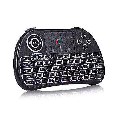 Cordless Touch Mini Keyboard 2.4G RGB Backlight Wireless Keypad