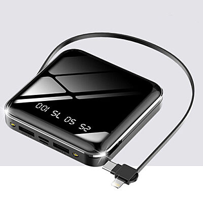 Power Bank Quick Charge Portable Screen Digital Display External