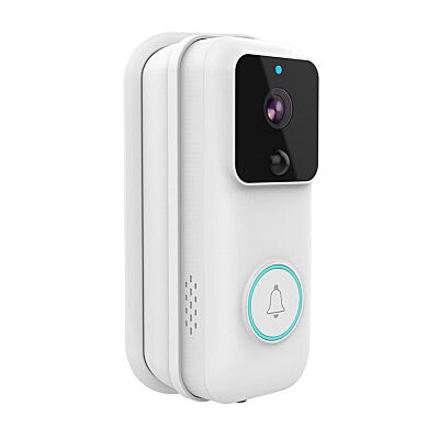 Home Security Camera Wi-Fi Video Doorbell Wireless w/ 170 Degree Lens