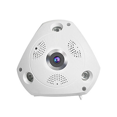 IP Security Wireless Surveillance Cameras 360 Degree 1.44MM Lens CCTV